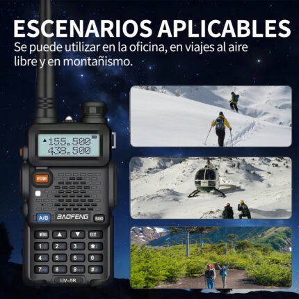 Radio Transmisor Baofeng UV-5R – Walkie Talkie Profesional Portátil