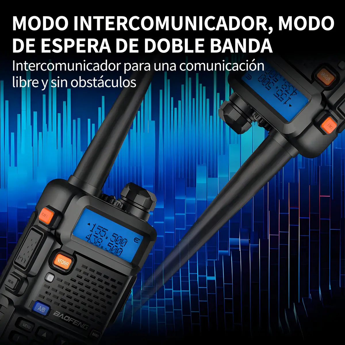 D_NQ_NP_2X_644106-MLA99449620674_112025-F Radio Transmisor Baofeng UV-5R – Walkie Talkie Profesional Portátil