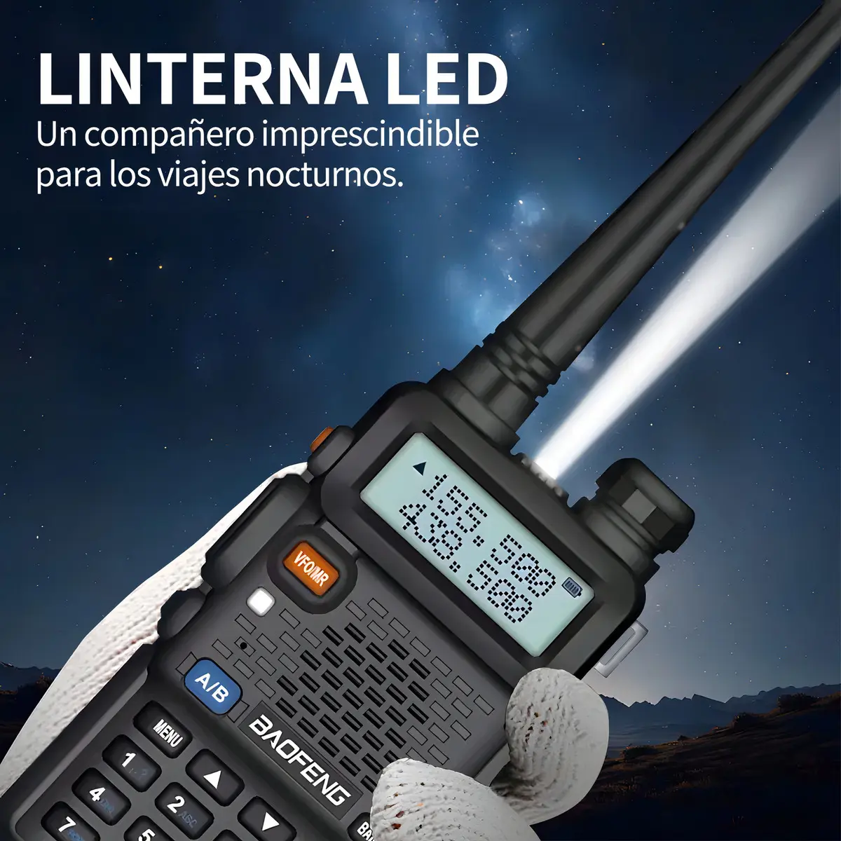 D_NQ_NP_2X_913843-MLA99449649896_112025-F Radio Transmisor Baofeng UV-5R – Walkie Talkie Profesional Portátil