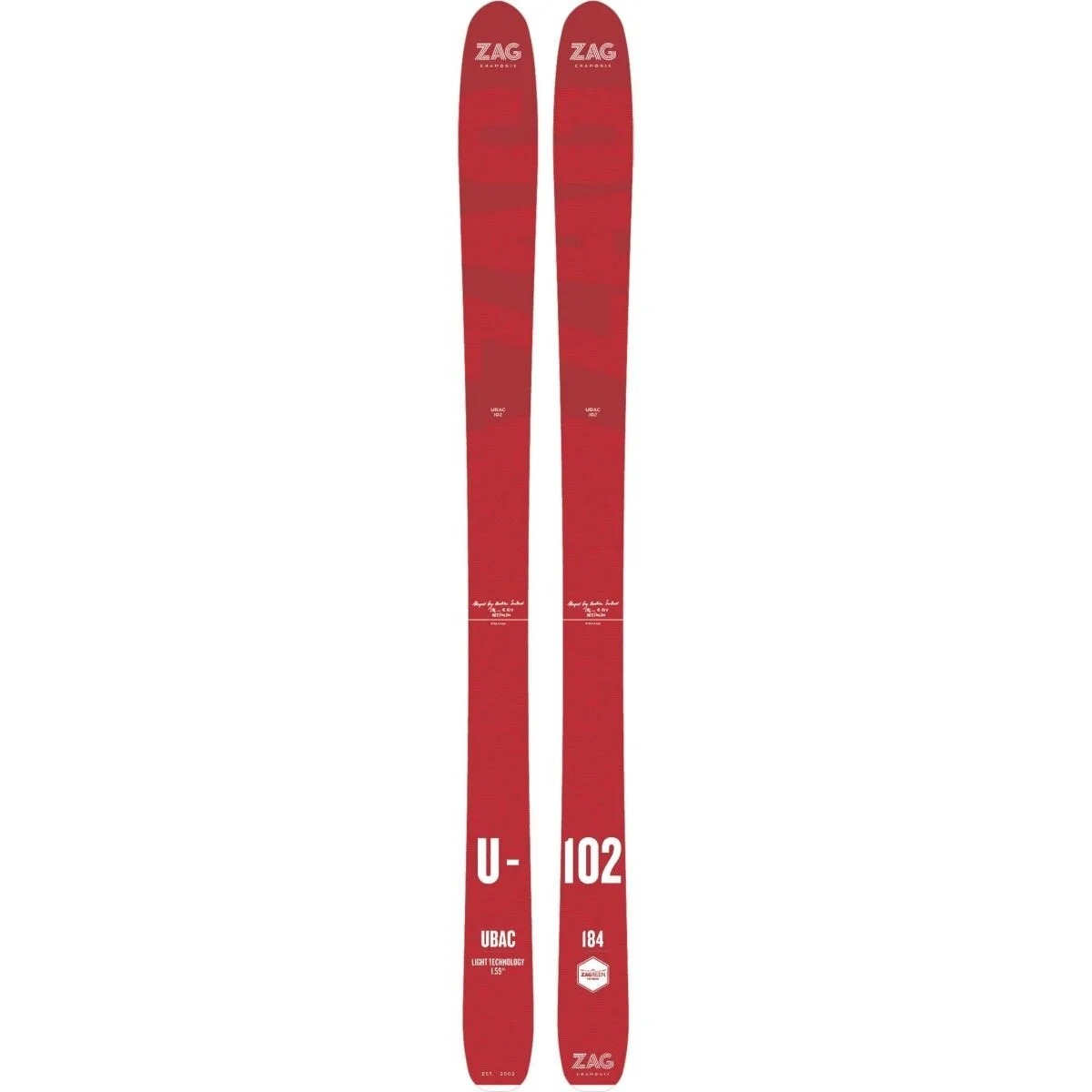 Skis Zag ubac-102 23 - 24 Skis Zag Ubac 102